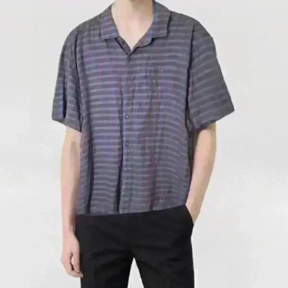 Tommy Bahama Mens Short Sleeve Button Up Plaid Silk Shirt Size XL - Picture 9 of 11